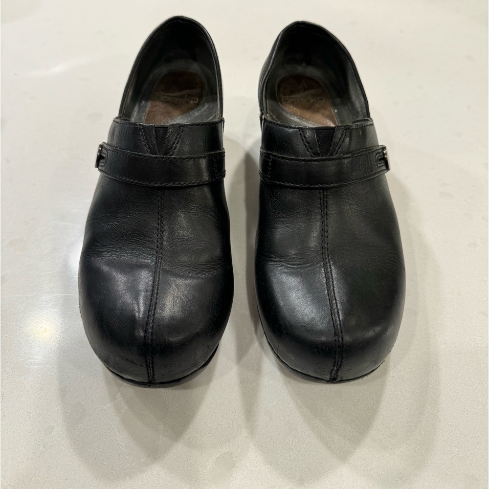 Dansko Solstice Clogs Black Leather 39